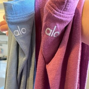 Two Alo Muscle Tees Tanks